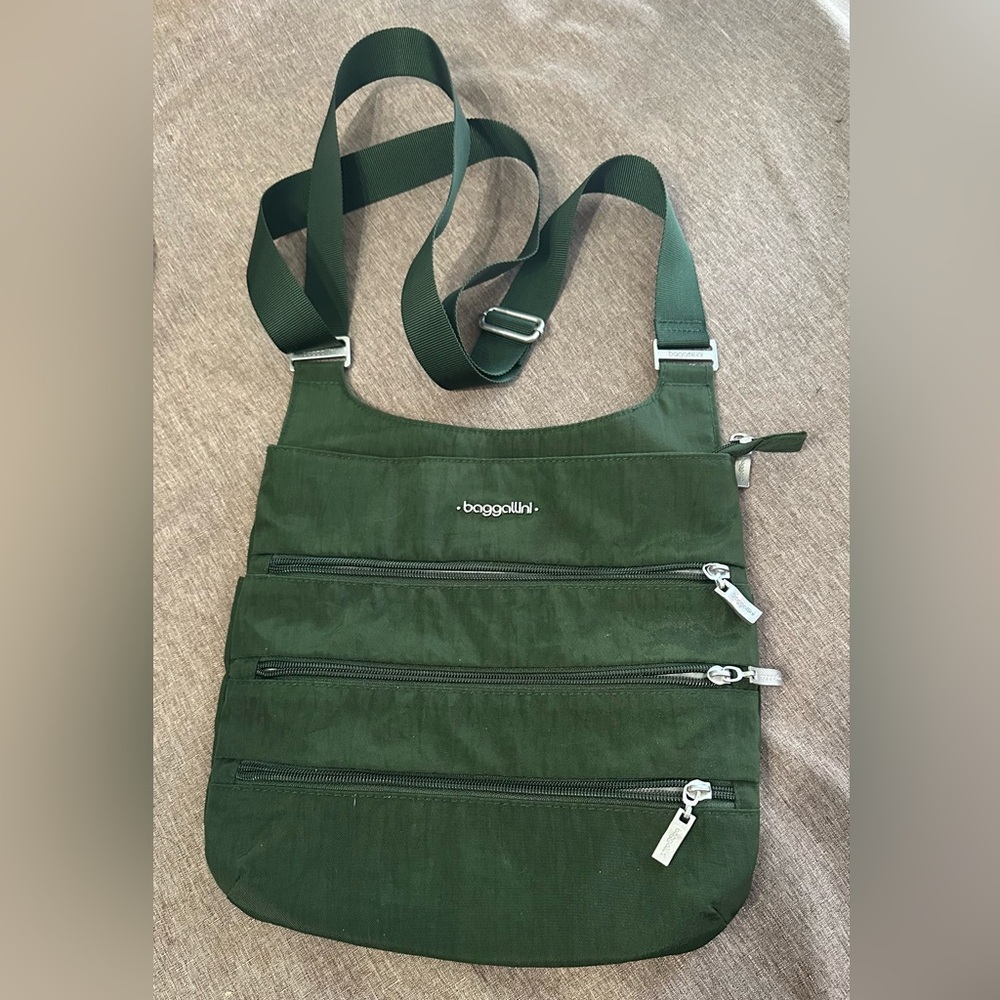 Army Green Baggalini cross body